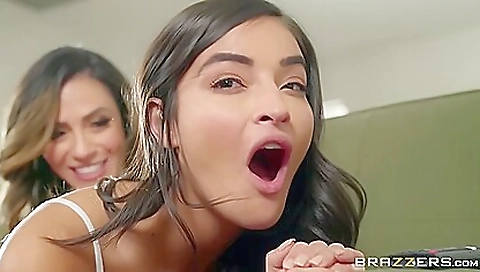 Maria and sexy ass babe on the beach