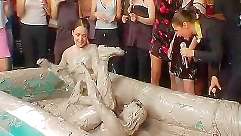 Mature woman with a dildo