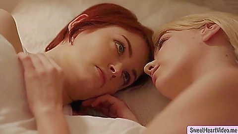 Beautiful blondie gets her tight pussy