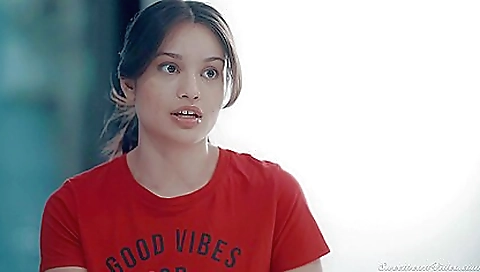 Milf & her step son's friend